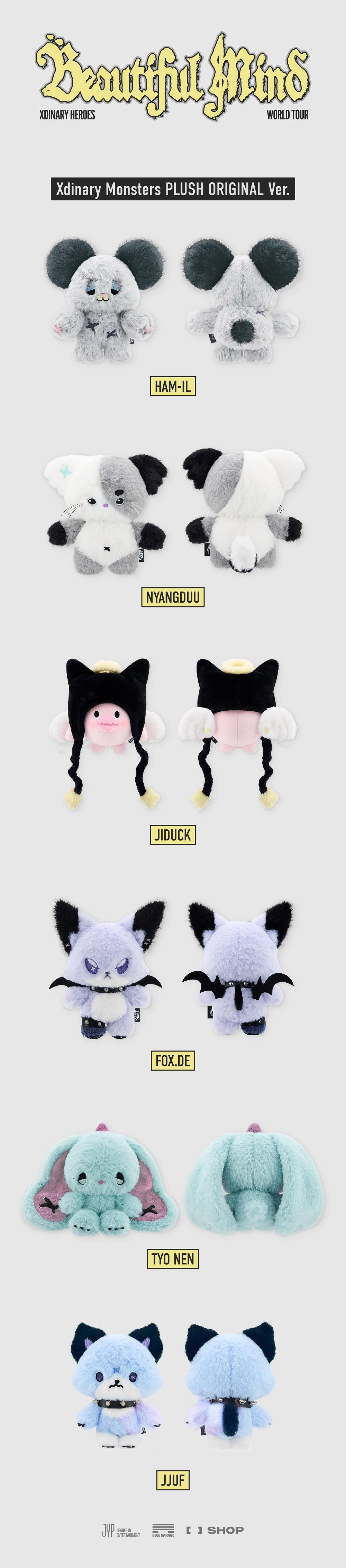 Xdinary Heroes Monsters PLUSH ORIGINAL Ver. kpoptown.com